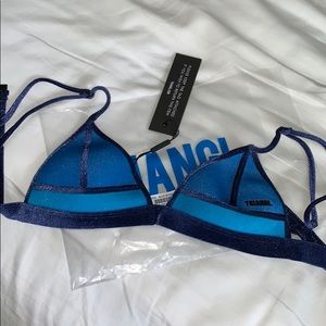 Blue moon triangl tootsie bikini xx small new